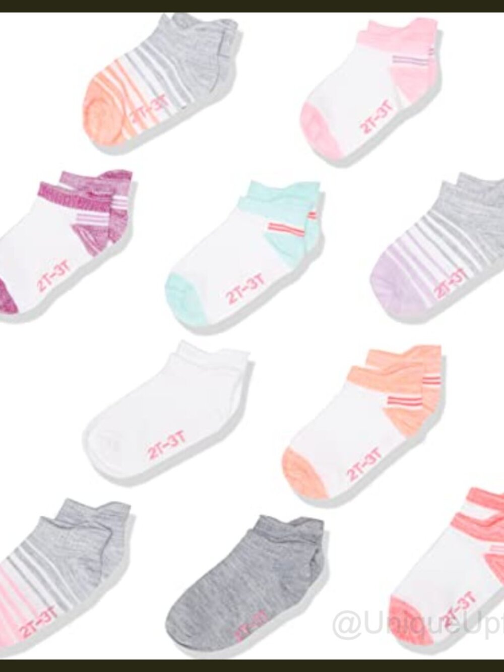 Non-Slip Grip Ankle Socks Boys Girls Multipack Toddler Lightweight